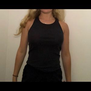 comfy black tank top